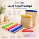 3D Poşet Klipsi Ambalaj Kapatma Aparatı Paket Mandalı (6 ADET)