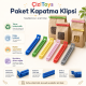 3D Poşet Klipsi Ambalaj Kapatma Aparatı Paket Mandalı (6 ADET)