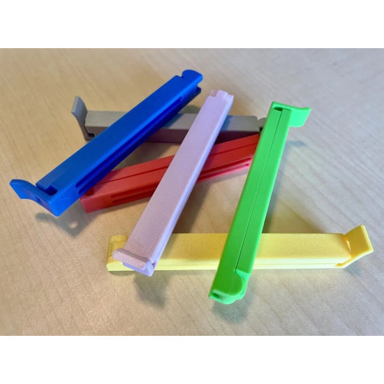 3D Poşet Klipsi Ambalaj Kapatma Aparatı Paket Mandalı (6 ADET)