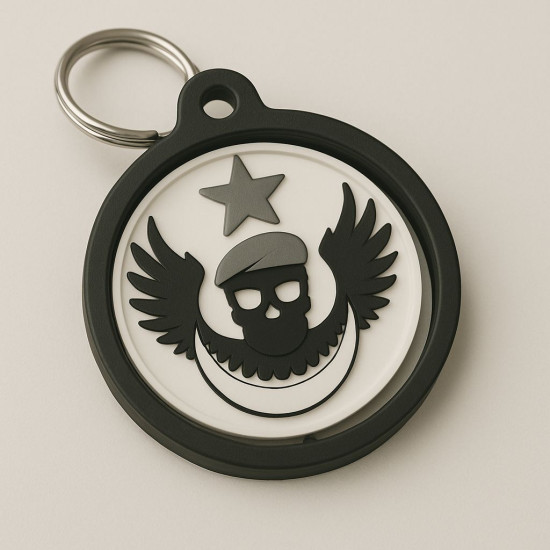 Kişiselleştirilebilir Anahtarlık (Dönebilen – Logo / İsim / Marka)